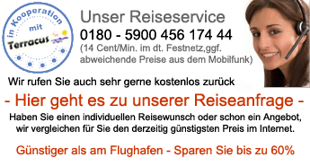 Reiseanfrage und Callcenter Lastminuteladen